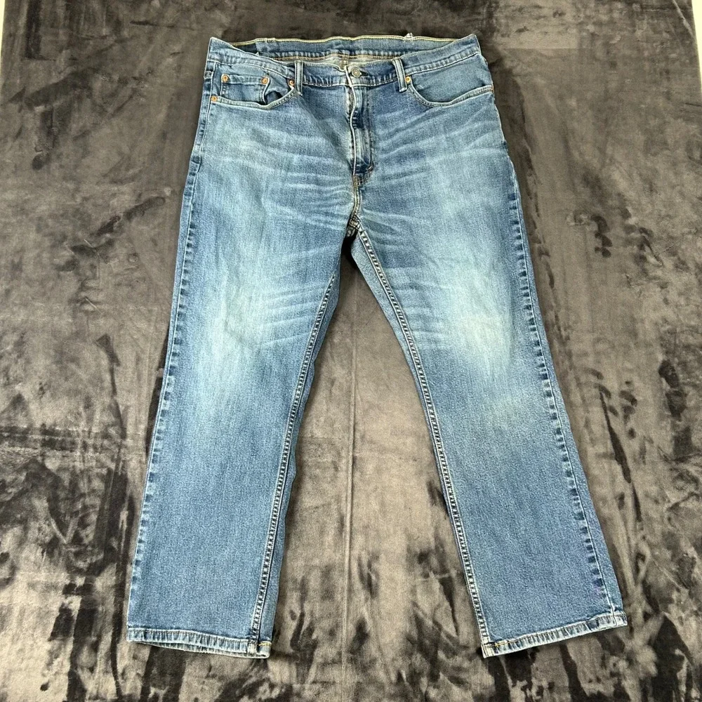 Levi's 559 Relaxed Straight Jeans Mens 38x30 Blue Denim 00559-0421